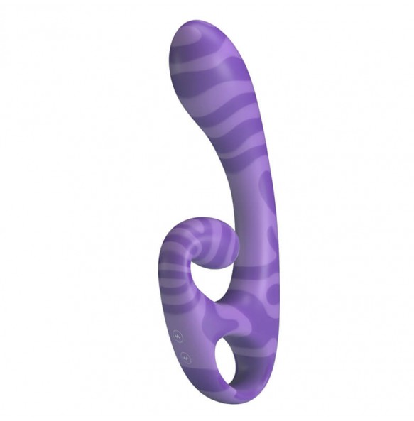 PRETTY LOVE - SUMNER Pattern Dual-Motor Vibration Massager (Chargeable - Purple) PRETTY LOVE - SUMNER Pattern Dual-Motor Vibration Massager (Chargeable - Purple)